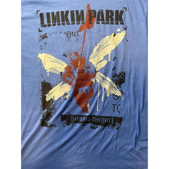 Linkin Park Hybrid Theory Graphic Tee Blue - Medium - NEW - Picture 5 of 6